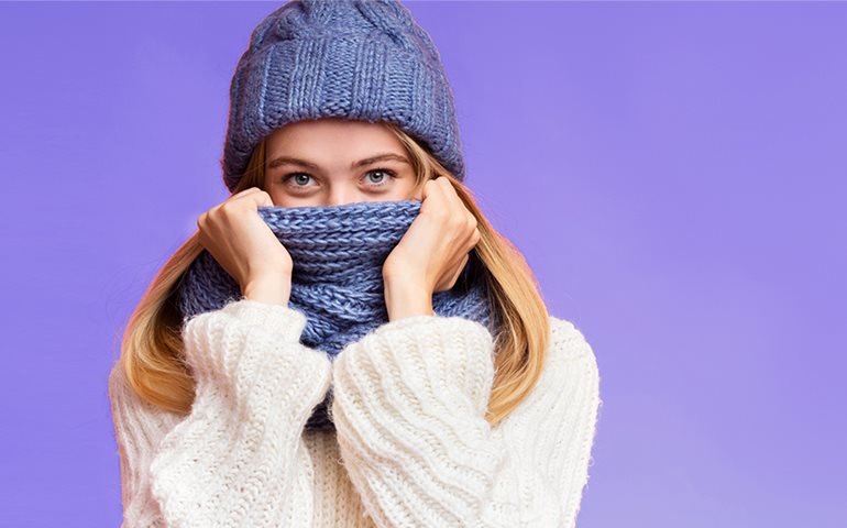 olhos secos inverno