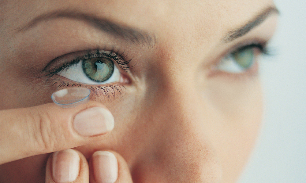 lentes de contacto - olhos